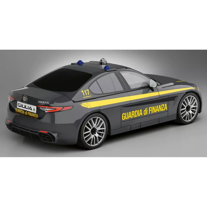 Cobi stavebnicový model Alfa Romeo Giulia Quadrifoglio Guardia di Finanza 1:35