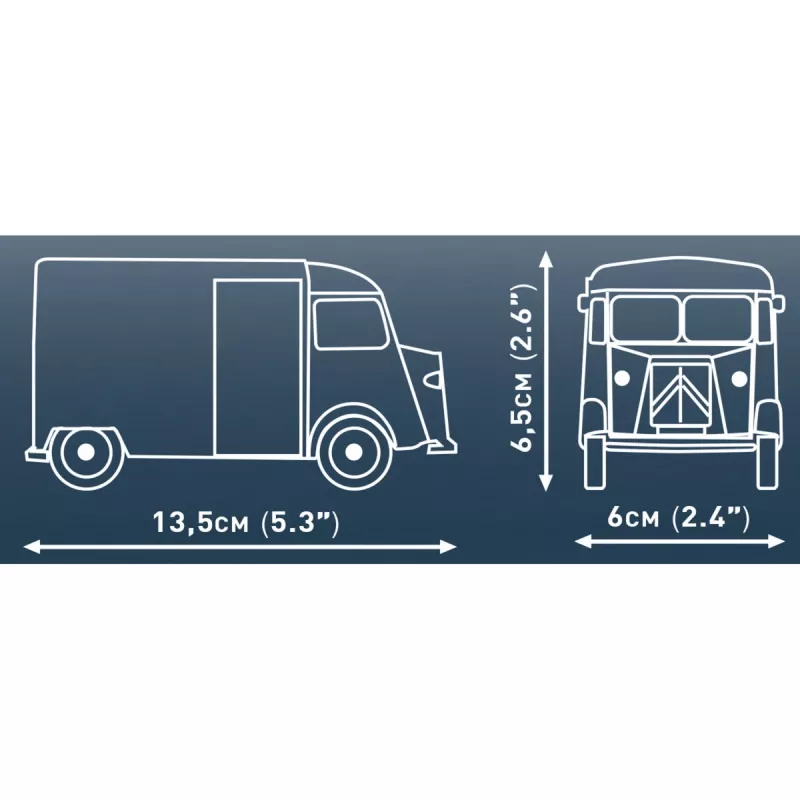COBI Citroen Type H 1:35 stavebnica (246 dielov)