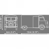 COBI Citroen Type H Service plastový modelársky set 1:35