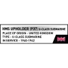 COBI HMS Upholder (P37) ponorka triedy U 1:300 stavebnica 4862