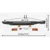 COBI HNoMS Uredd (P-41) ponorka triedy U stavebnica mierka 1:300