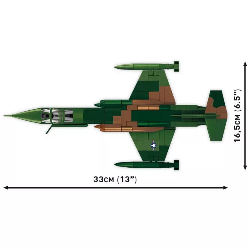 Cobi Lockheed F-104 Starfighter stavebnica (370 dielov)