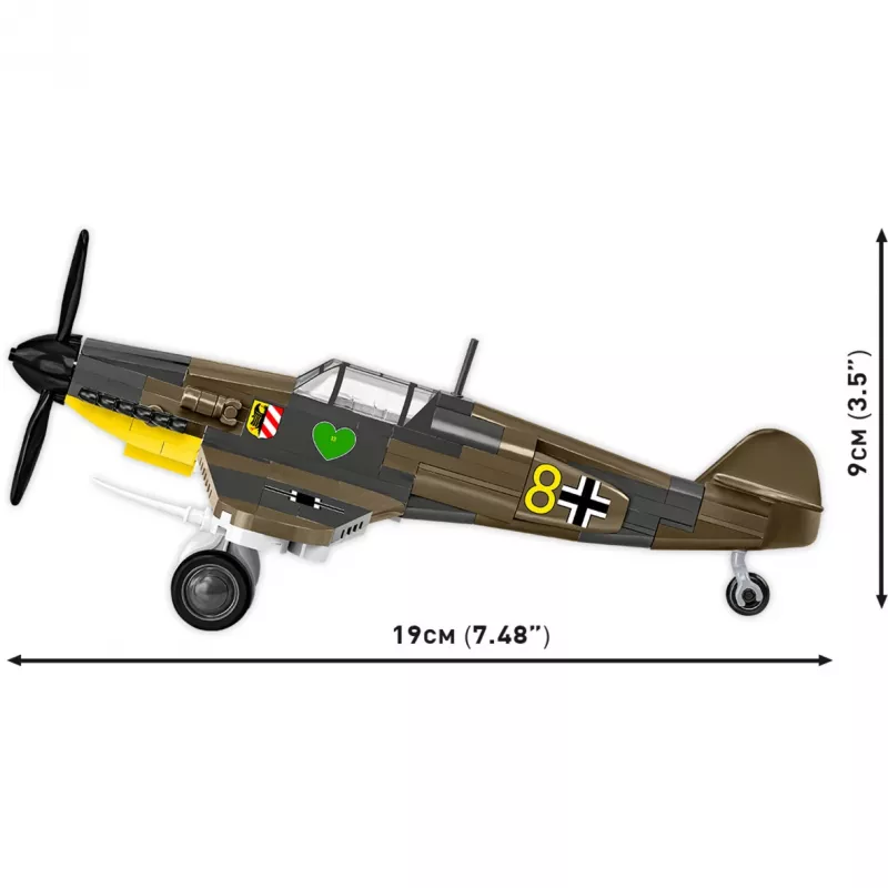 COBI Messerschmitt BF-109F plastový modelársky set 1:48
