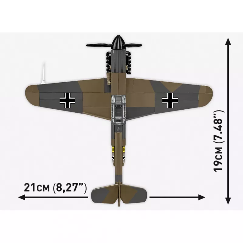 COBI Messerschmitt BF-109F plastový modelársky set 1:48