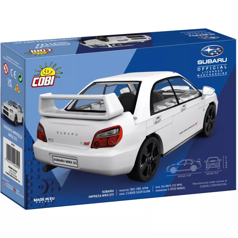 Cobi Subaru Impreza WRX STI stavebnica (mierka 1:35, 255 dielov)
