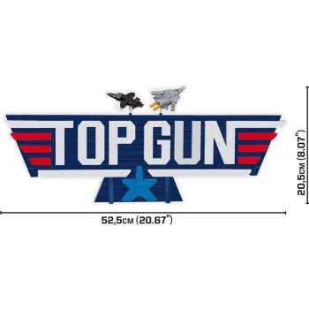 COBI Top Gun Logo F-14 Tomcat bojové lietadlo stavebnica 732 dielov