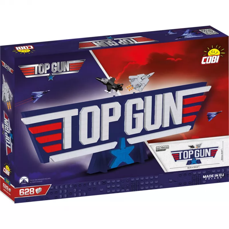 COBI Top Gun Logo F-14 Tomcat bojové lietadlo stavebnica 732 dielov