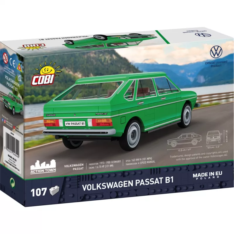 COBI Volkswagen Passat B1 (zelená, mierka 1:35) stavebnica