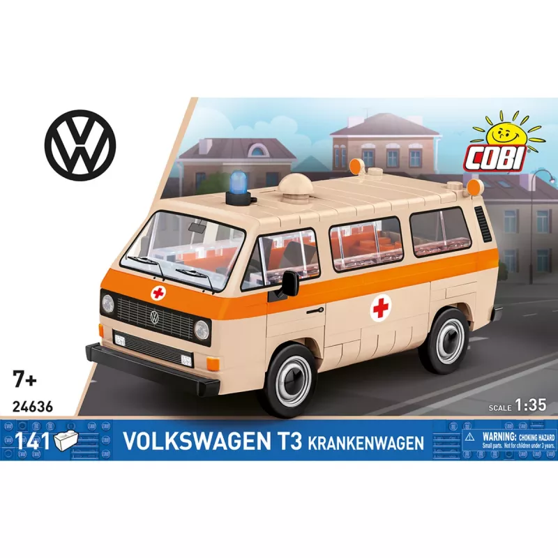 COBI Volkswagen T3 Ambulance plastový model 1:35