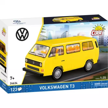 COBI Volkswagen T3 Transporter 1:35 mierka odlievaný model (modrá)
