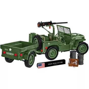 COBI Willys MB & Trailer Executive Edition stavebnica (400 dielov)