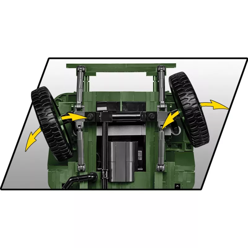 COBI Willys MB & Trailer Executive Edition stavebnica (400 dielov)