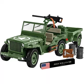 COBI Willys MB & Trailer Executive Edition stavebnica (400 dielov)