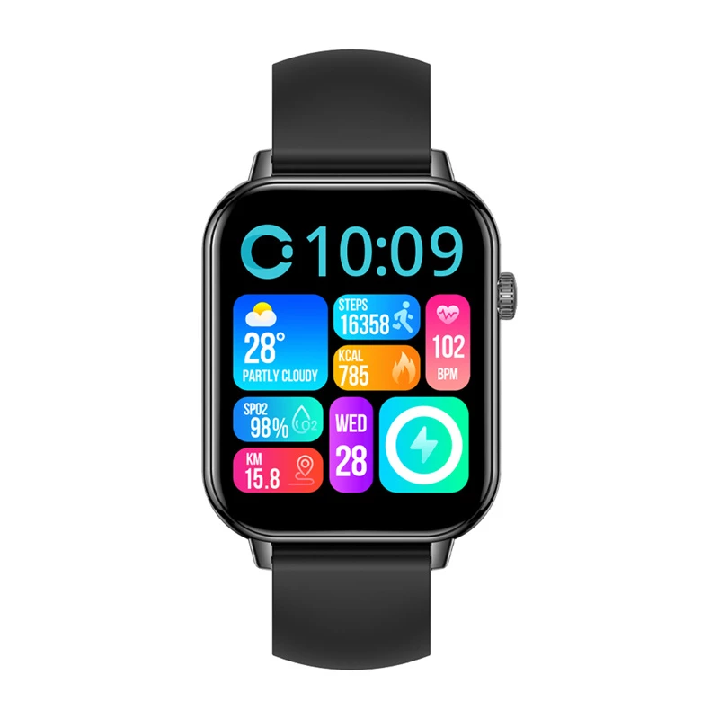 COLMI C28 Smartwatch - čierny silikón