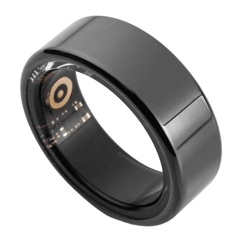 COLMI R02 Smart Ring, veľkosť 9, 18,9 mm (čierny) + nabíjacie puzdro