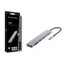 CONCEPTRONIC 7-in-1 USB-C dokovacia stanica s HDMI, USB-C PD, 2x USB-A, SD- a MicroSD-čítačka kariet, 25 cm kábel, Space Grey