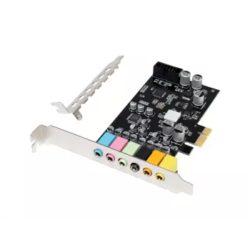 Conceptronic zvuková karta PCIe 7.1CH S/PDIF až do - PCI - 24 bit