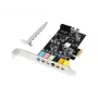 Conceptronic Sound Karta PCIe 7.1CH S/PDIF až - PCI - 24 Bit