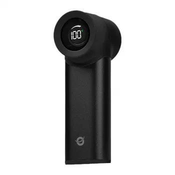 Conceptronic Turbo ručný ventilátor, USB-C na USB-A, hliník, 5V, čierny