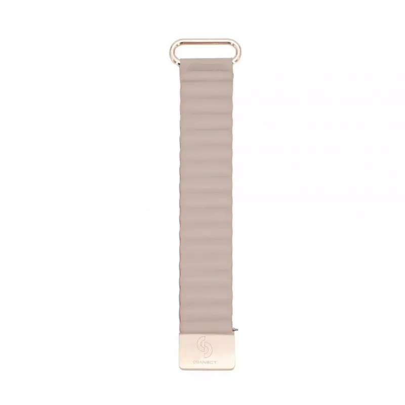 Connect 20mm kožený remienok na hodinky s magnetickou sponou (130mm M/L) khaki