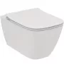 Connect Air nástenná WC misa so soft-close sedadlom, Aquablade splachovanie, biela