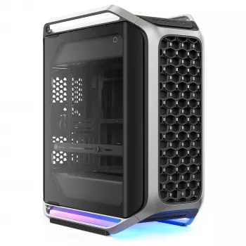 Cooler Master Cosmos Alpha (2025) Full Tower skriňa, strieborná/čierna, dvojité temperované sklo, ARGB ventilátory