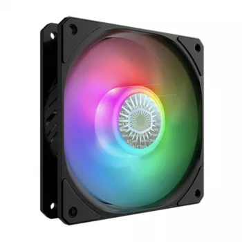 Cooler Master MasterFan MF120 Lite ARGB 120mm PWM ventilátor do skrine, 650-1750 RPM, 47,2 CFM, čierny