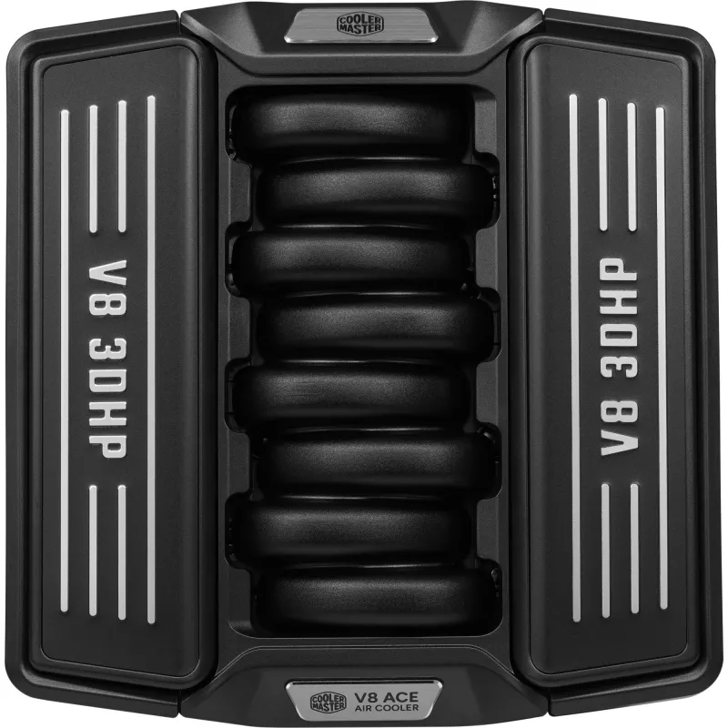 Cooler Master V8 ACE 3DHP vzduchový chladič CPU, čierna, AMD, 120mm