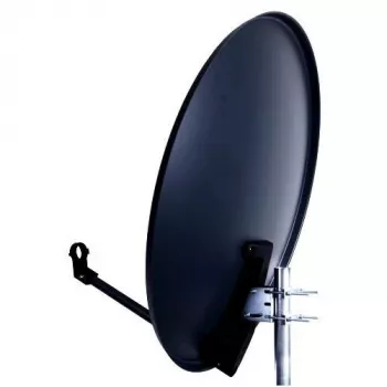 CORAB 80 cm tmavá anténna parabola (ASC-800M-C) - offsetová parabolická satelitná anténa