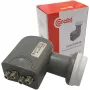 CORAB Universal Quad LNB – 4 výstupy, 0,1 dB šumové číslo, 40 mm feedhorn