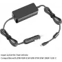 CoreParts MBXUSBC-DC0004 USB-C autonabíjačka pre notebooky, 100 W, čierna