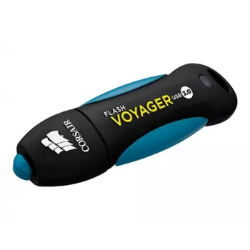 CORSAIR Flash Voyager 256GB USB-A 3.2 Gen 1 flash disk (čierna/modrá)