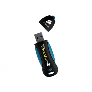 CORSAIR Flash Voyager 256GB USB-A 3.2 Gen 1 flash disk (čierna/modrá)