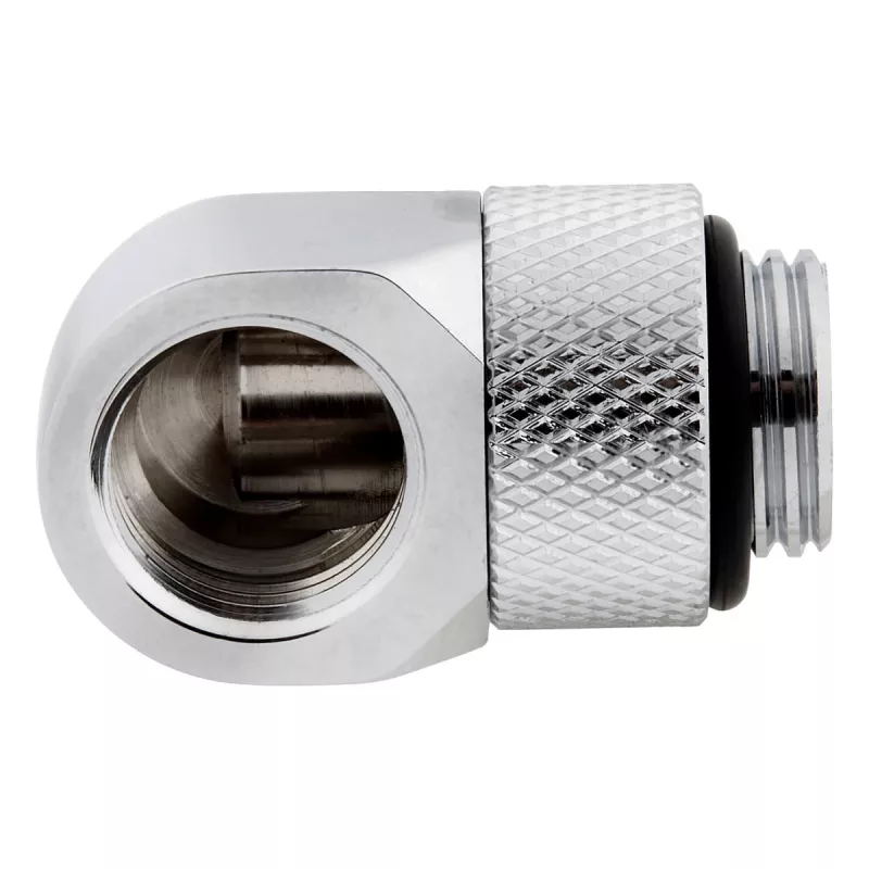 Corsair Hydro X Series 90° rotačný adaptér G1/4 palca chróm (balenie 2 ks) – CX-9055008-WW