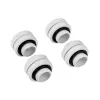 Corsair Hydro X Series XF Hardline 12mm OD fitting - biela (balenie 4 ks)