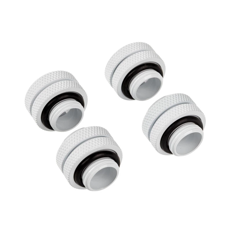 Corsair Hydro X Series XF Hardline 12mm OD fitting - biela (balenie 4 ks)