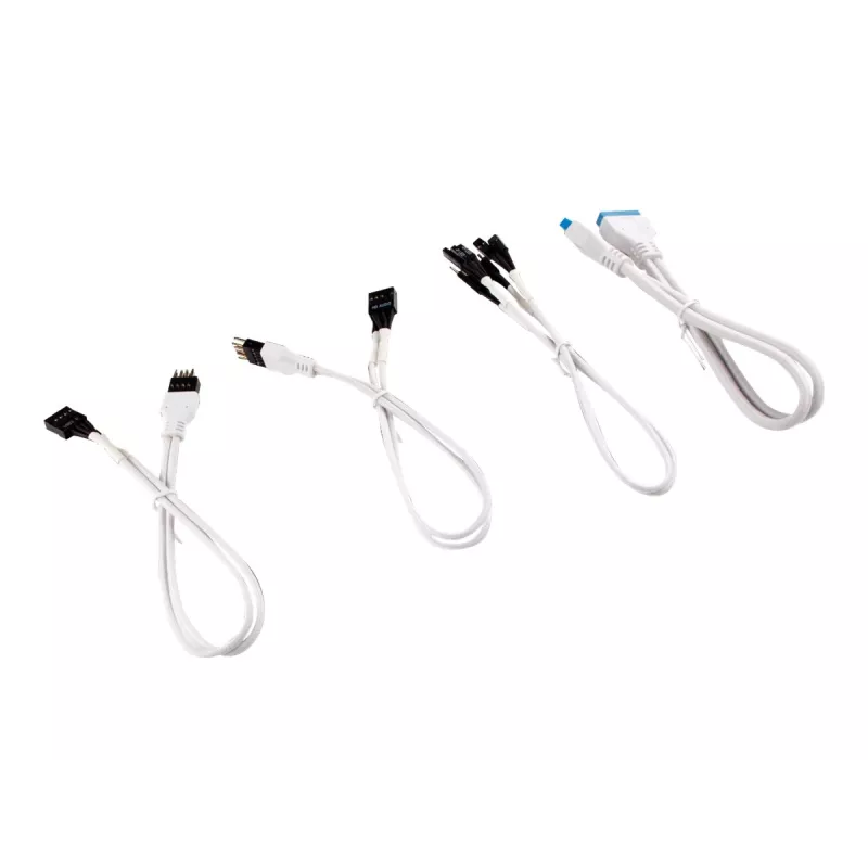 Corsair Premium Sleeved Front Panel Extension Kit - 30cm (čierny)