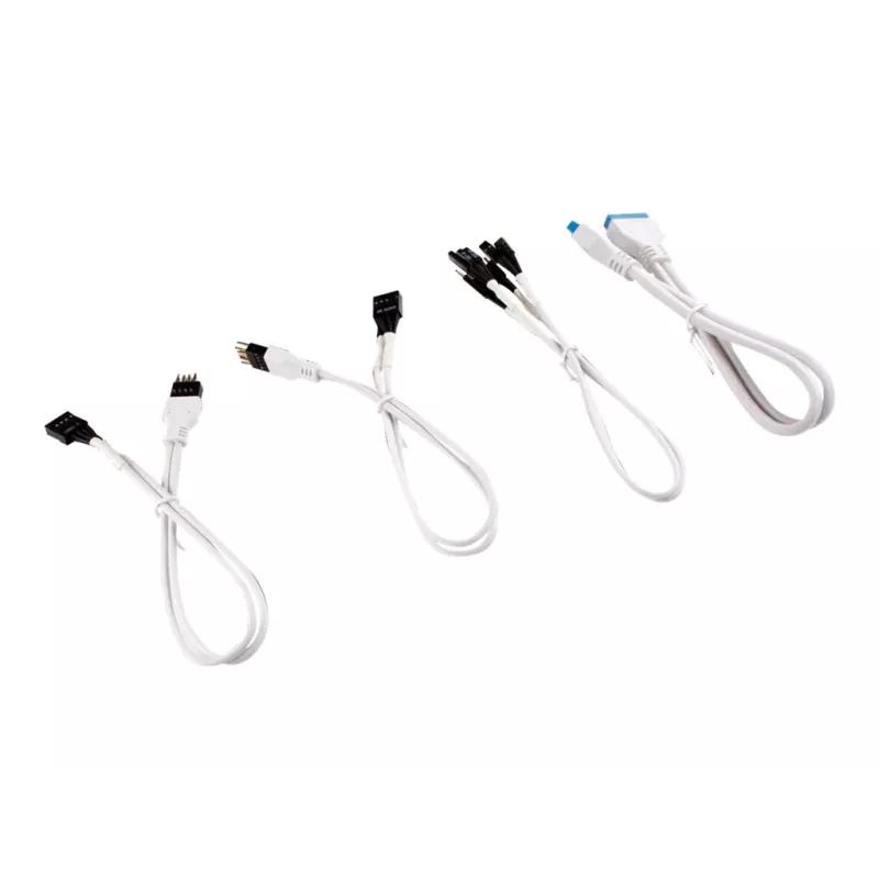 Corsair Premium Sleeved Front Panel Extension Kit - 30cm (čierny)