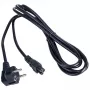 CP NB-10A napájací kábel Euro 3-Pin C5 IEC 3m Hybrid Standard C/E/F CEE 7/7 čierny