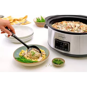 Crock-Pot CSC112X 6,5-litrový pomalý hrniec (strieborná)