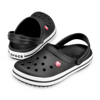 Crocs Crocband Clogs unisex čierna, biela