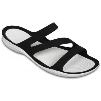 Crocs Swiftwater sandále dámske čierna biela 36-37