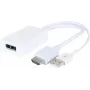 CUC Exertis Connect 127389 aktívny konvertor video signálu DisplayPort na HDMI 4K UHD 60Hz čierny