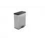 CURVER Deco Bin Pedal-Tretmülleimer 65L strieborný metalický efekt