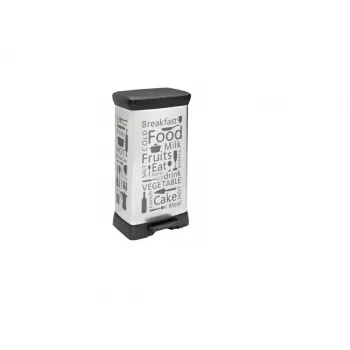 CURVER pedálový odpadkový kôš 50L / IML Kitchen Silver