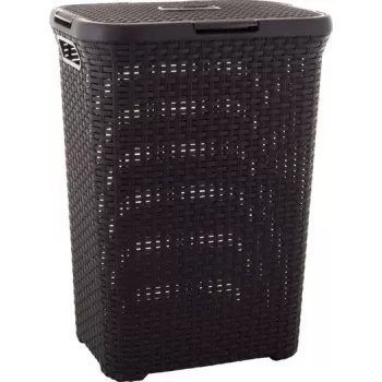Curver Style 144873 Košík na bielizeň 60 L hranatý ratan hnedý