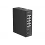 D-Link DIS-100G-10 - 10-port Gigabit průmyslový neřízený switch, 8x RJ45 + 2x SFP