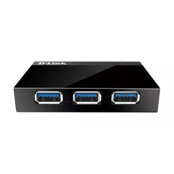 D-Link DUB-1340 4-port USB 3.0 hub - čierny
