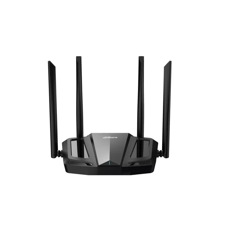 DAHUA AC12 AC1200 dual-band gigabitový WiFi router, Wi-Fi 5, 4x LAN, čierny