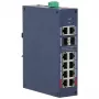 DAHUA CHS4212-8GT-110 managed priemyselný PoE switch, 8-portový Gigabit + 2 SFP, 110W